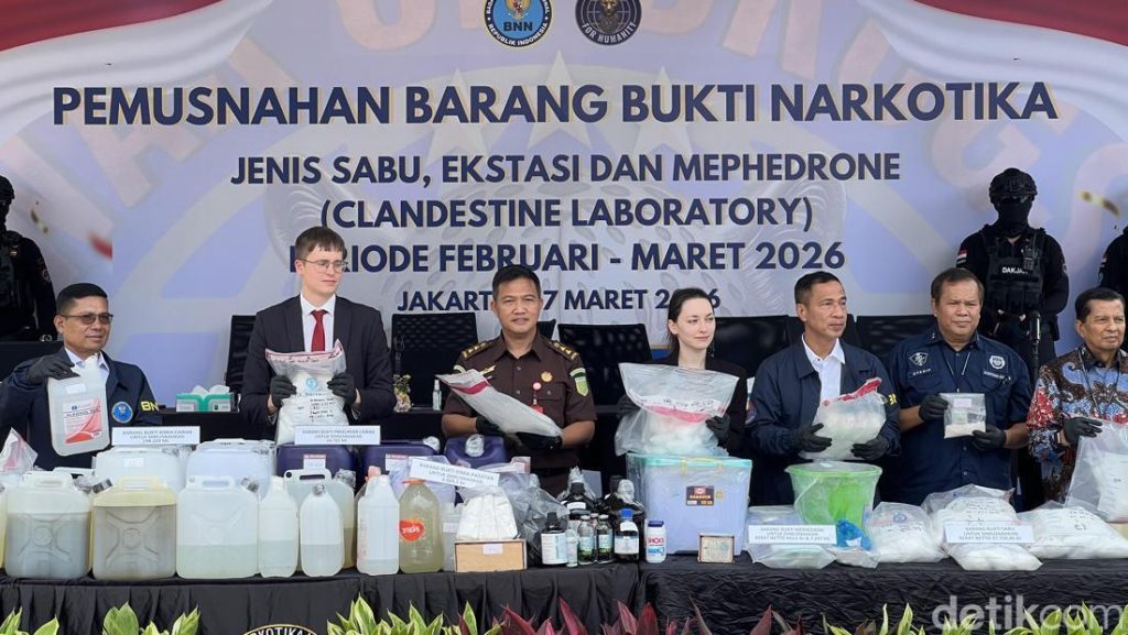 Bnn Musnahkan 342 Kg Narkoba Sabu Ekstasi Party Drug Sindikat Rusia