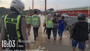 Layanan 110 Polda Sumsel Sigap Selamatkan Wanita Hendak Bunuh Diri Di Ampera