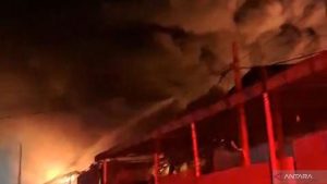 4 Gudang Paket Ludes Dilalap Api Di Pergudangan Miami Jakbar