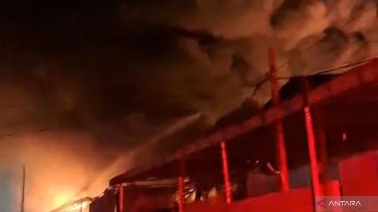 4 Gudang Paket Ludes Dilalap Api Di Pergudangan Miami Jakbar