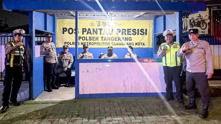 Cegah Gangguan Kamtibmas Polisi Siagakan 22 Pos Pantau Di Tangerang